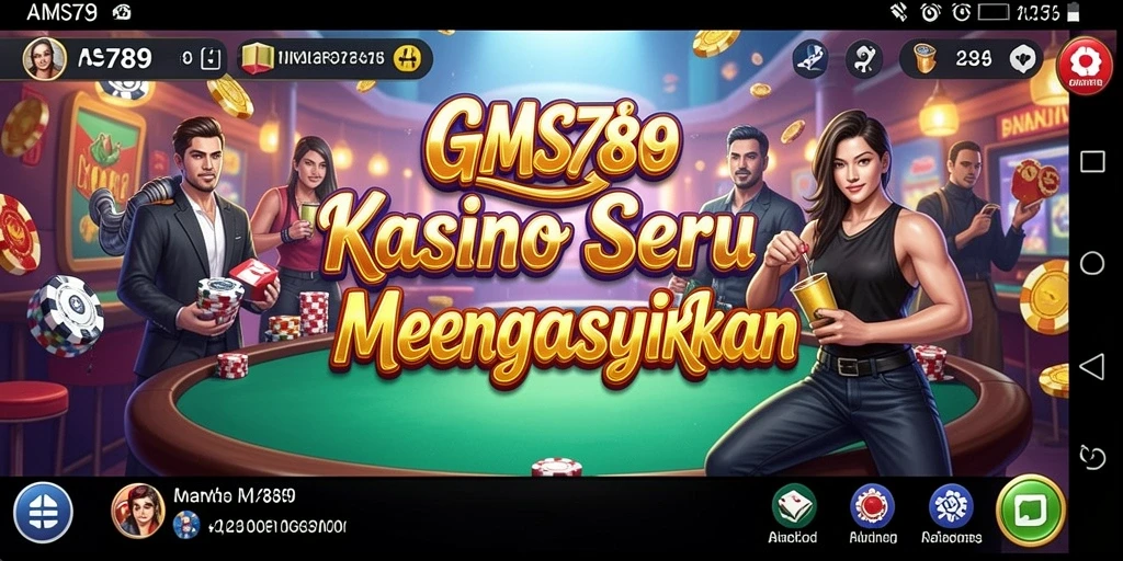 Tangkapan layar dari gameplay memukau di AMS789.