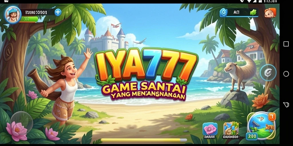 Tampilan gameplay IYA777 yang penuh warna dan menyenangkan.