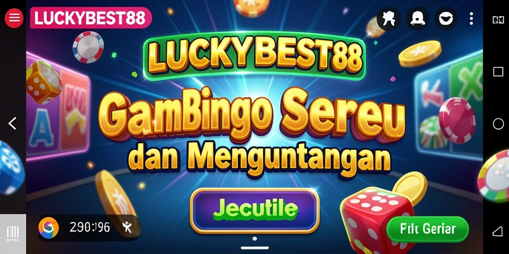 Tampilan gameplay seru di LUCKYBEST88 dengan antarmuka yang menarik.