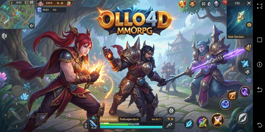 Tampilan gameplay OLLO4D yang mendebarkan dan penuh aksi.