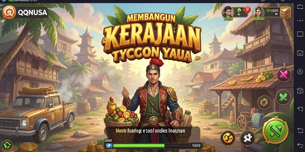 Tangkapan layar QQNUSA menampilkan dinamika manajemen bisnis yang menarik.