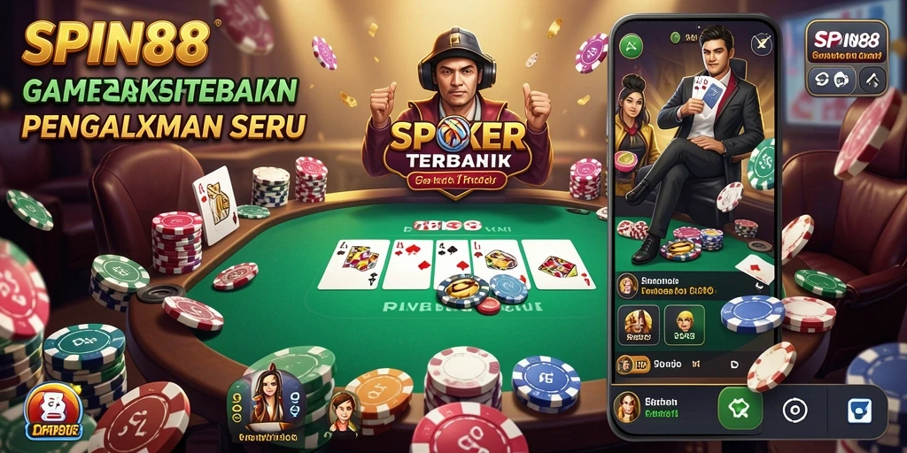 Tampilan gameplay seru di SPIN88 dengan pemain nyata.